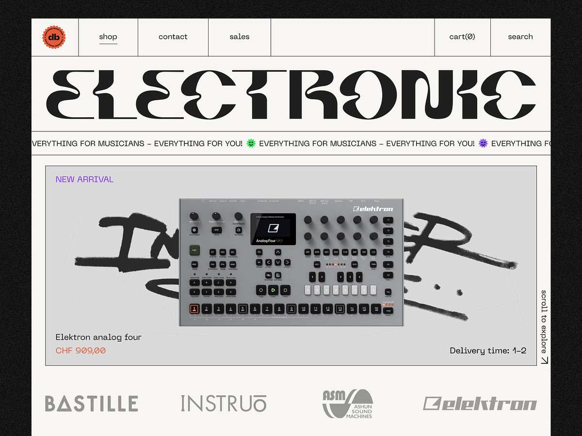 Music Store Website