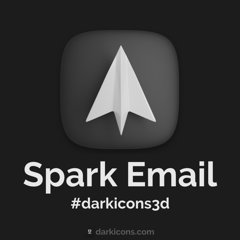 Spark Email 3D Icon