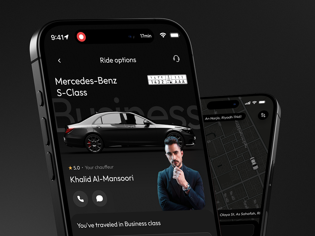 High-End Chauffeur Service App