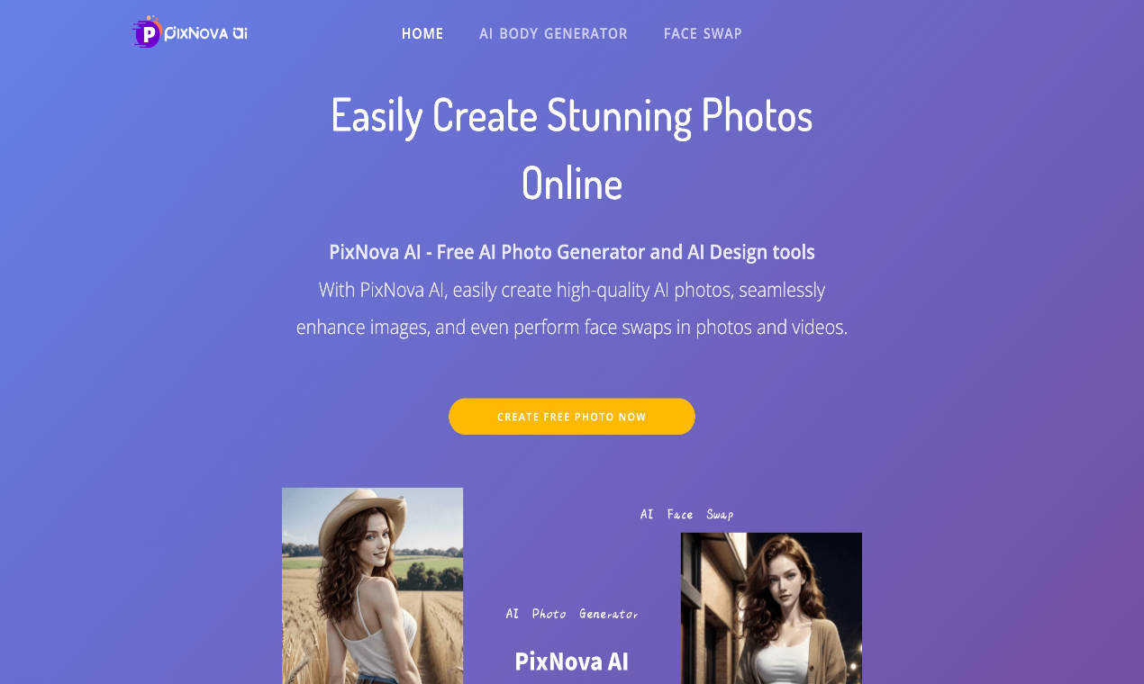 PixNova AI - All in One AI Photo Generator