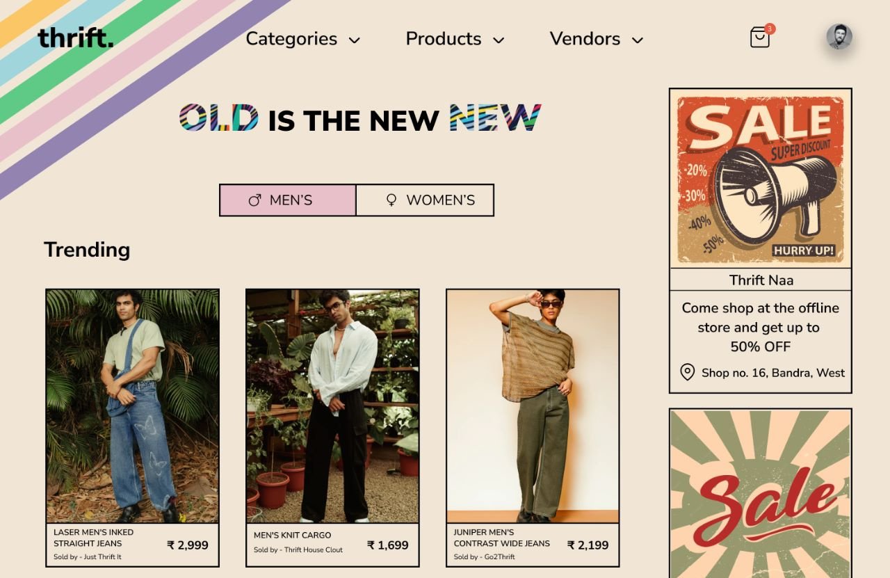Thrift Marketplace website