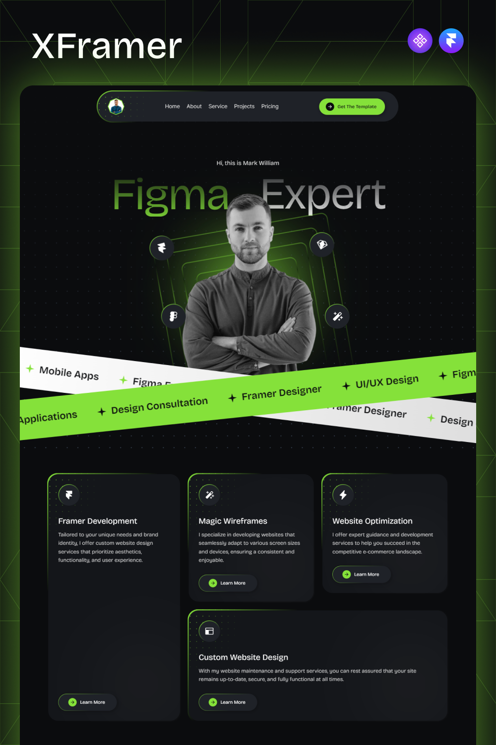 XFramer - Framer Design Portfolio Template
Framify