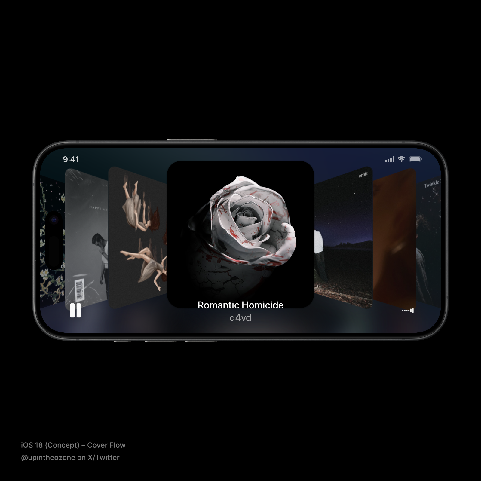 Cover Flow (iOS 18 Concept)