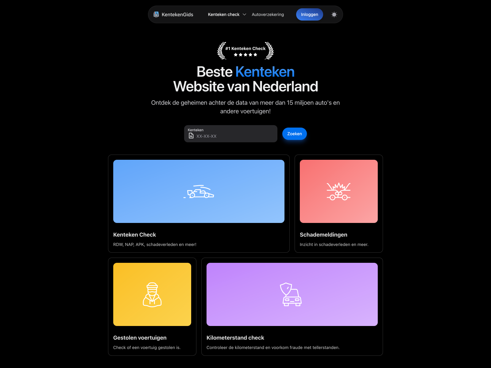 Dutch Car License Plate Checker
