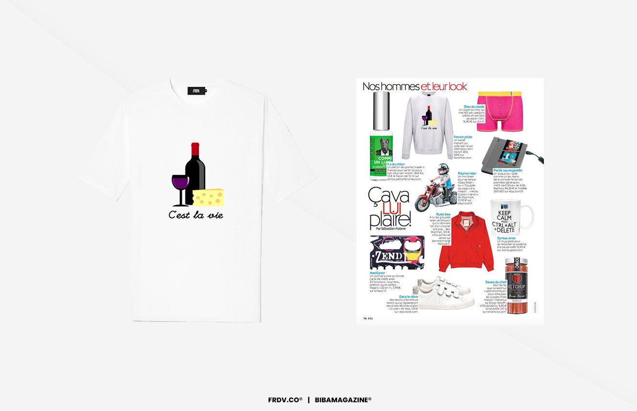 Press publication • Design ‘C’est la vie’ 🍷 