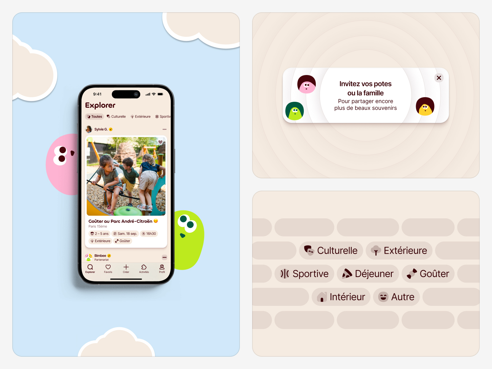 Bimbee・New Mobile App for happy families