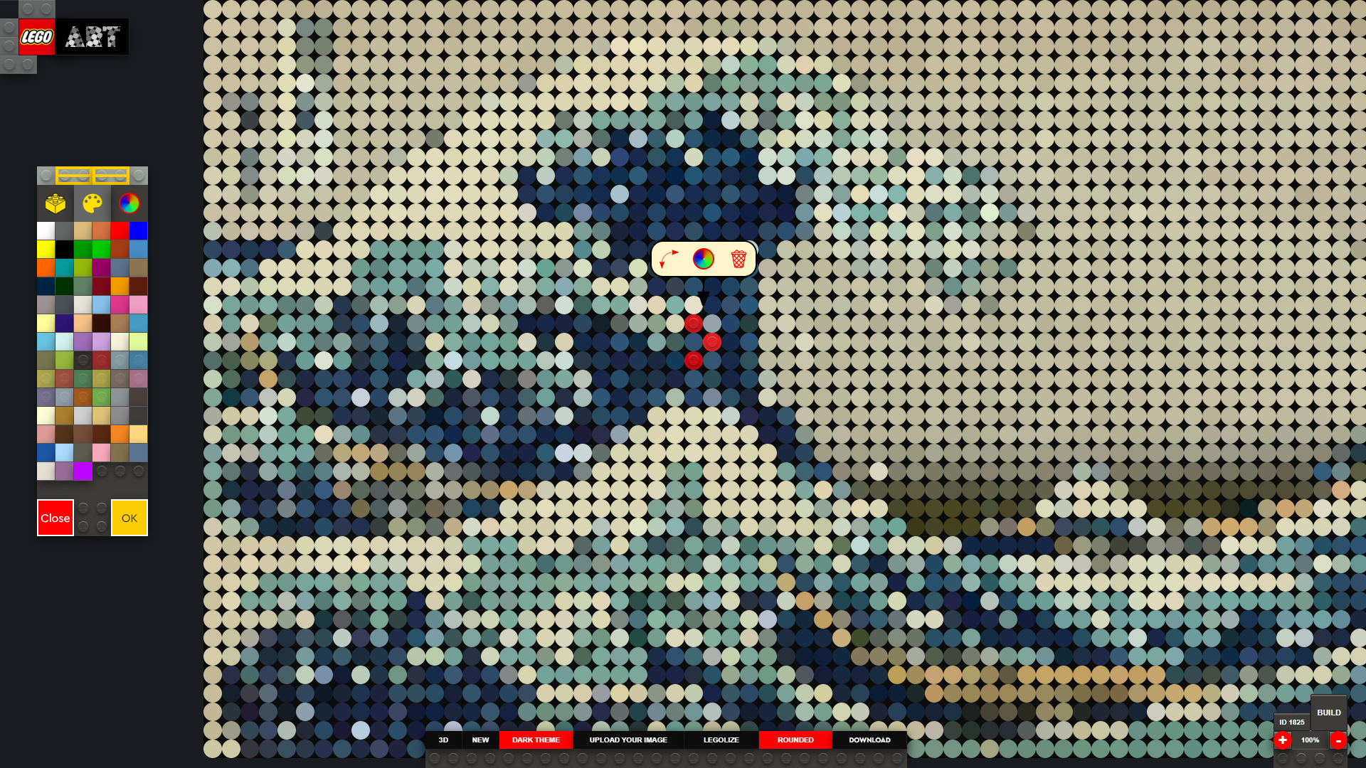 Lego® Art Website Design