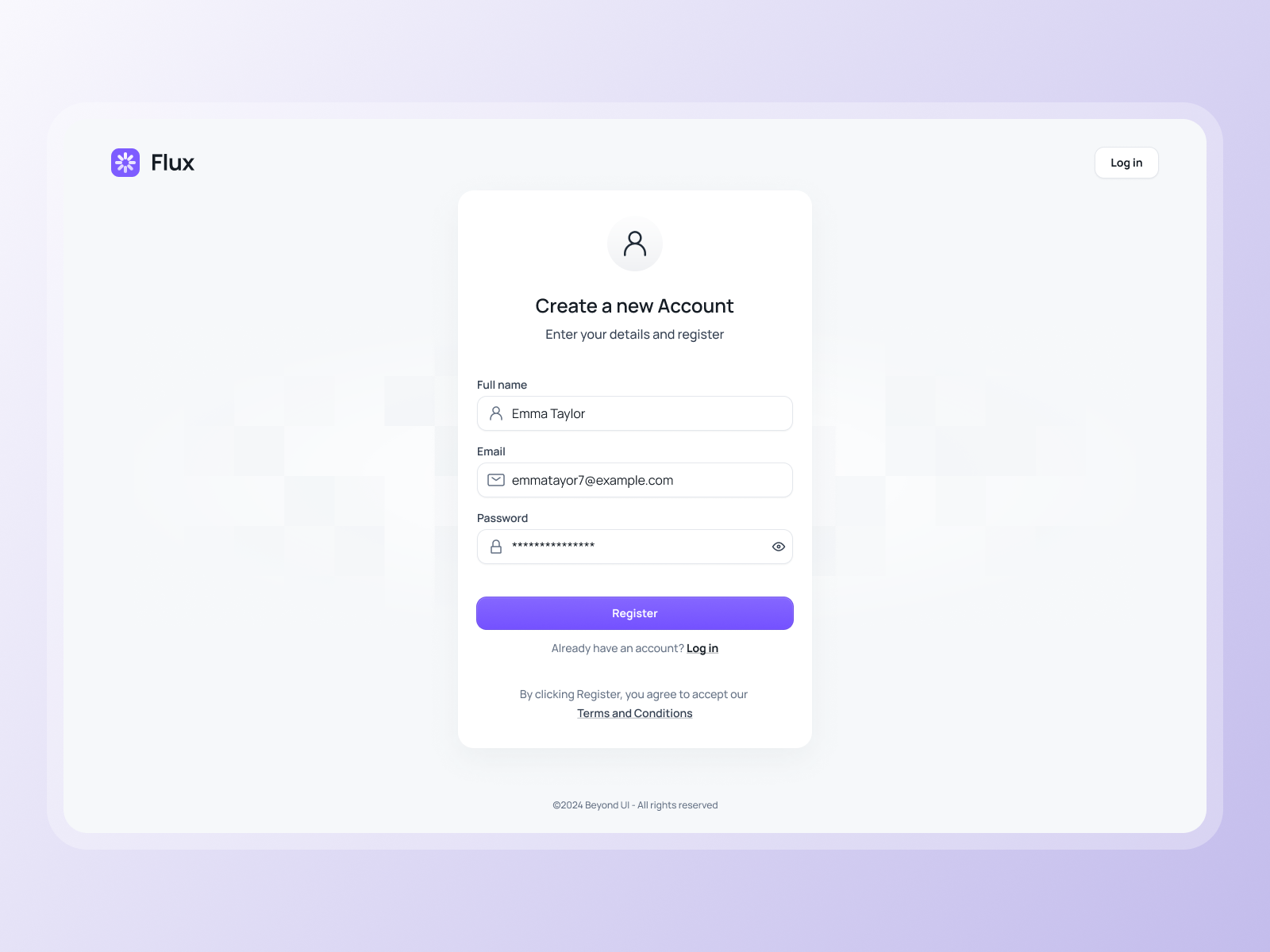 Authentication Screen