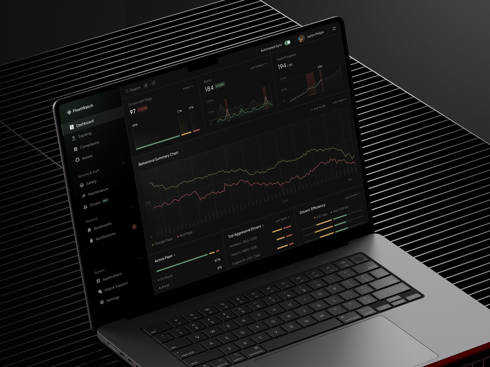 Telematics Company SaaS Dashboard