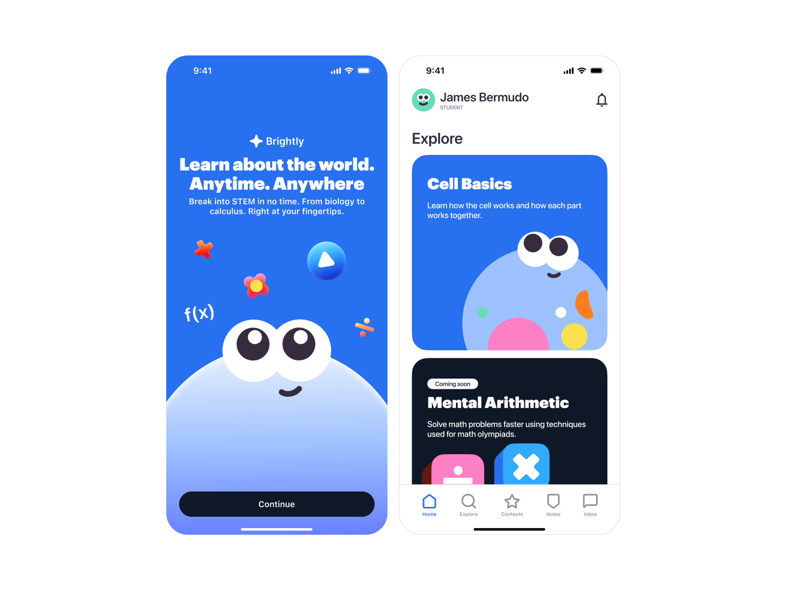 Brightly Learning App