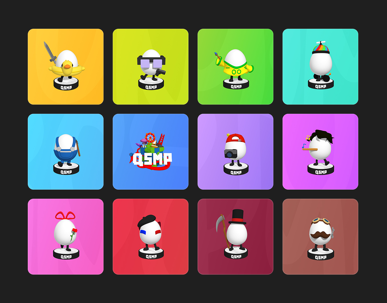 QSMP.shop Products Palette