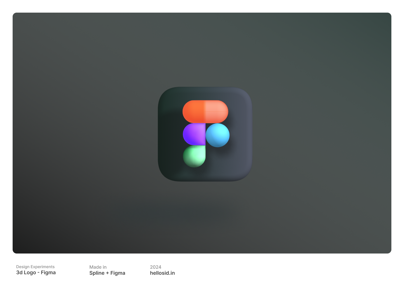 3d Logo on Spline - Figma