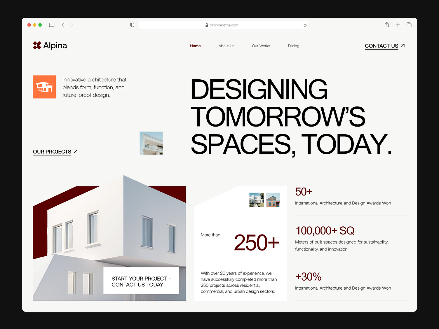 Alpina Real Estate Website