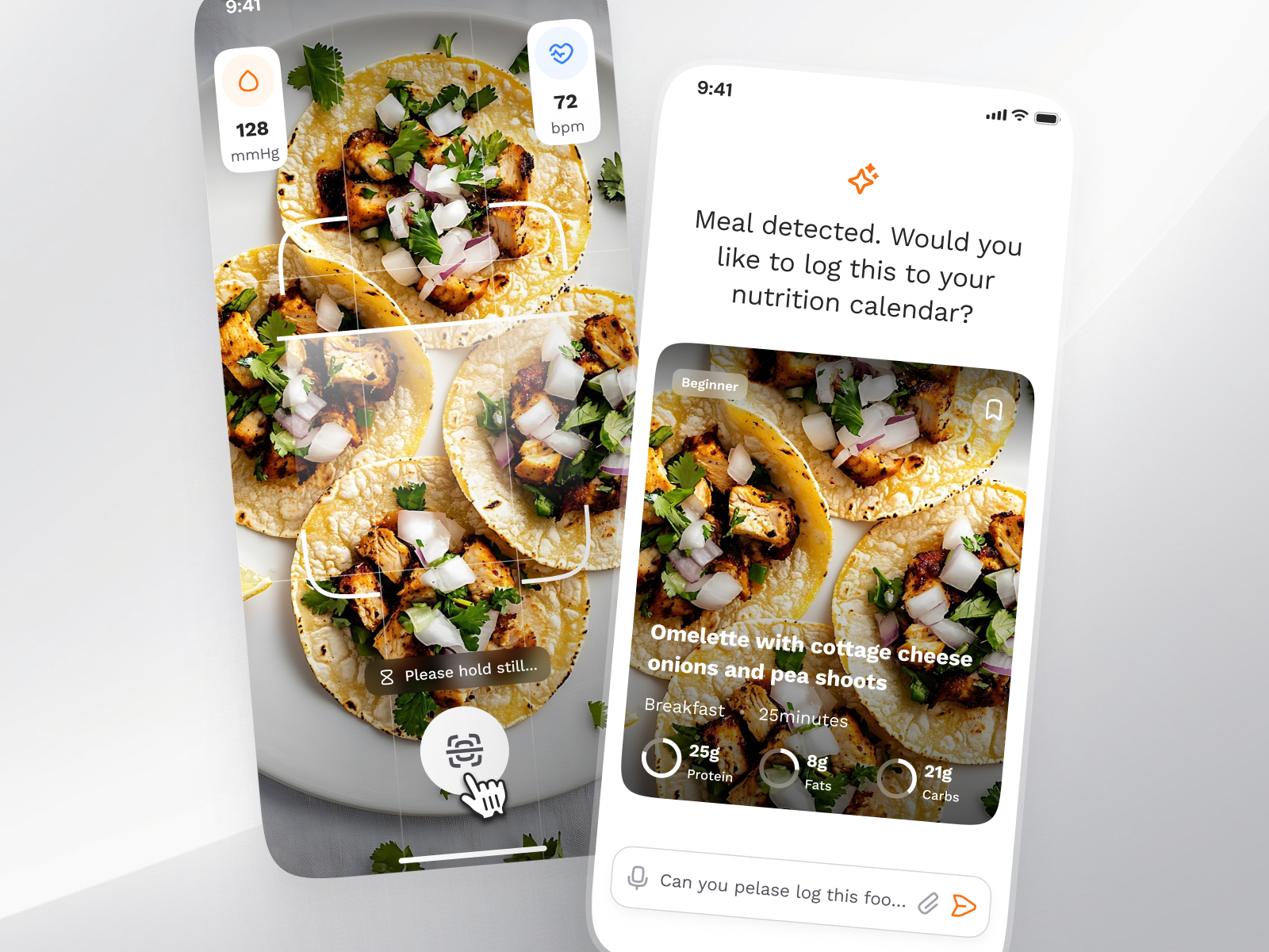 sandow v2: AI Fitness & Nutrition App - Smart Nutrition Meal Scanner UI