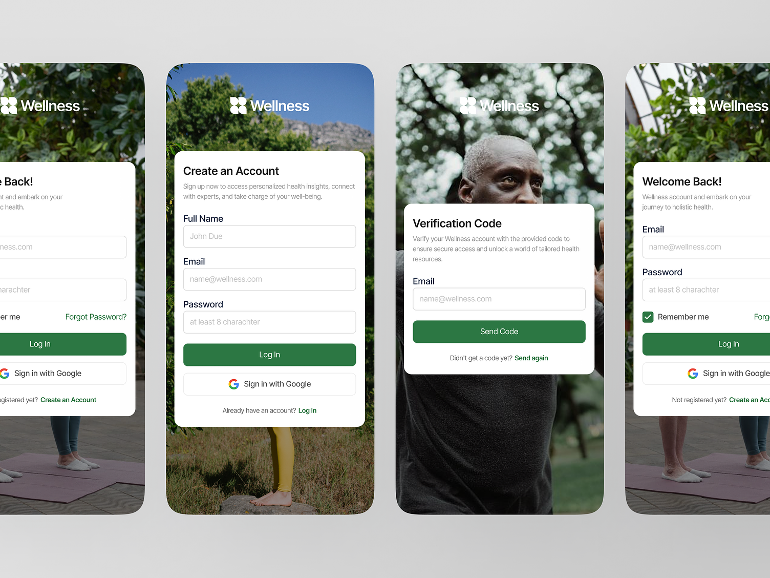 Wellness - Login Page [Responsive]