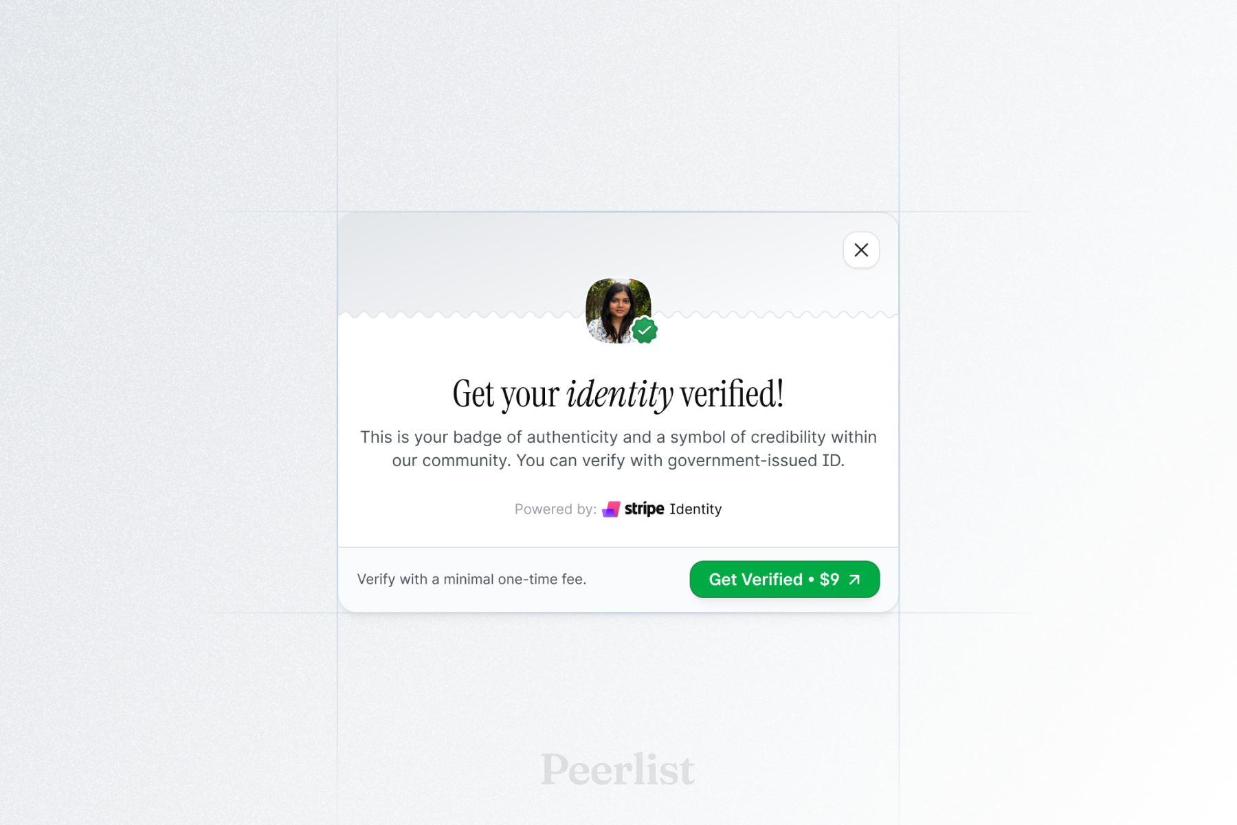 Peerlist Identity Verification