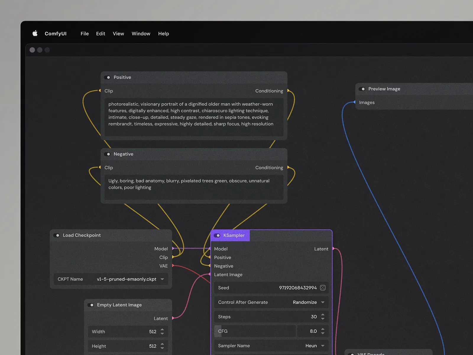 Web Interface Redesign for a Stable Diffusion Solution