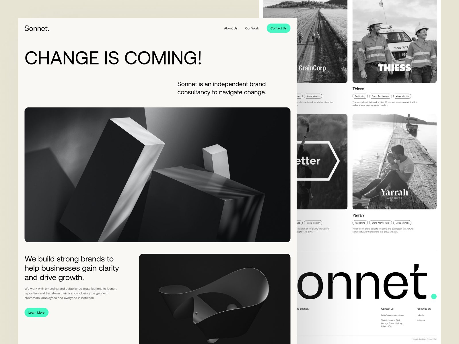 Brand Consultancy Website Design
