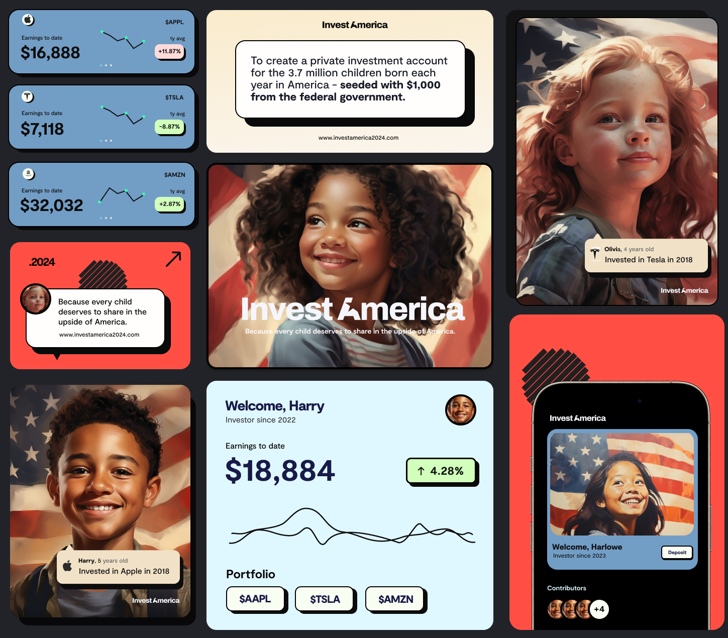 Brand Sprint for @InvestAmerica24  