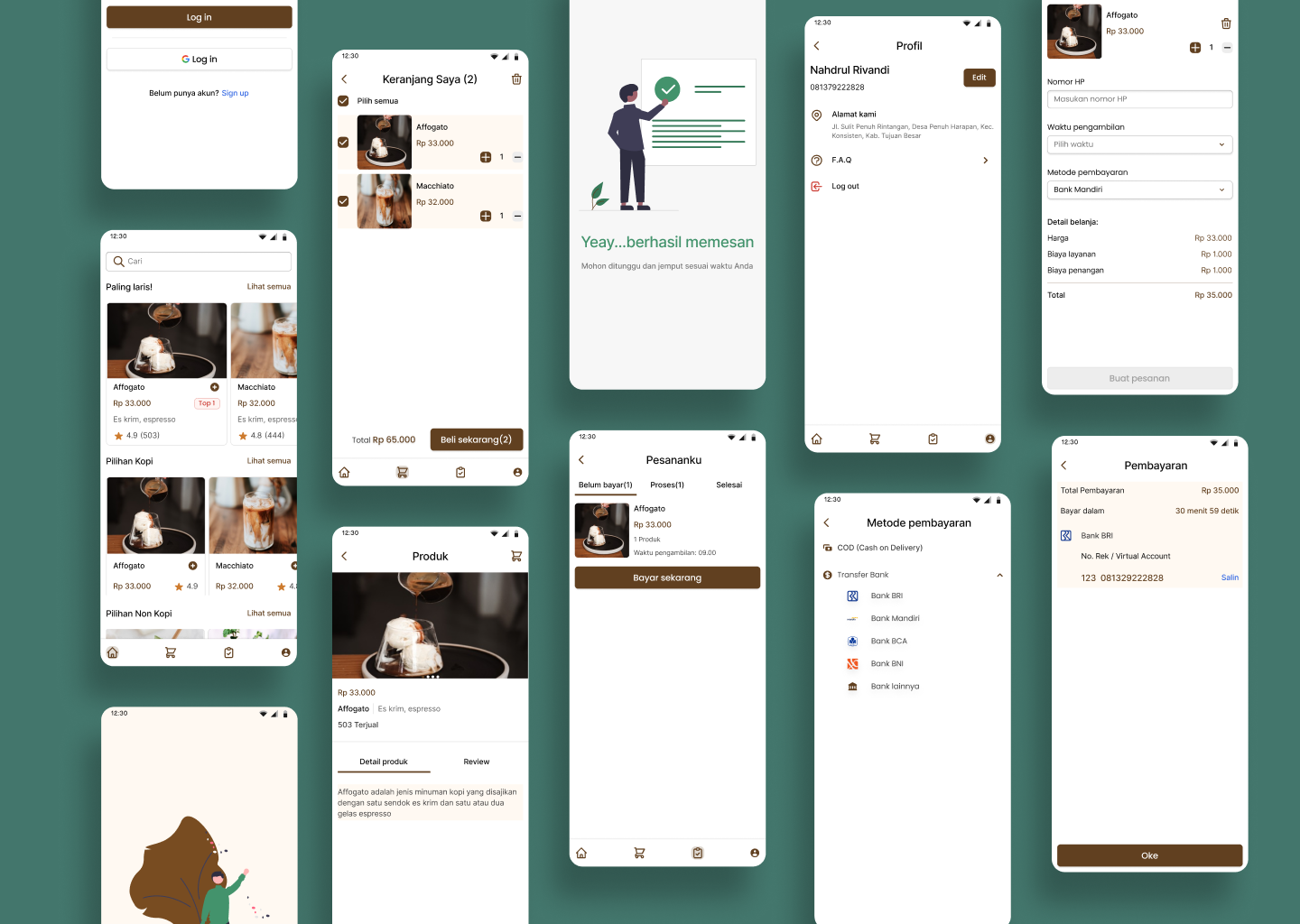 Mobile App for Ngopilah Coffee Shop