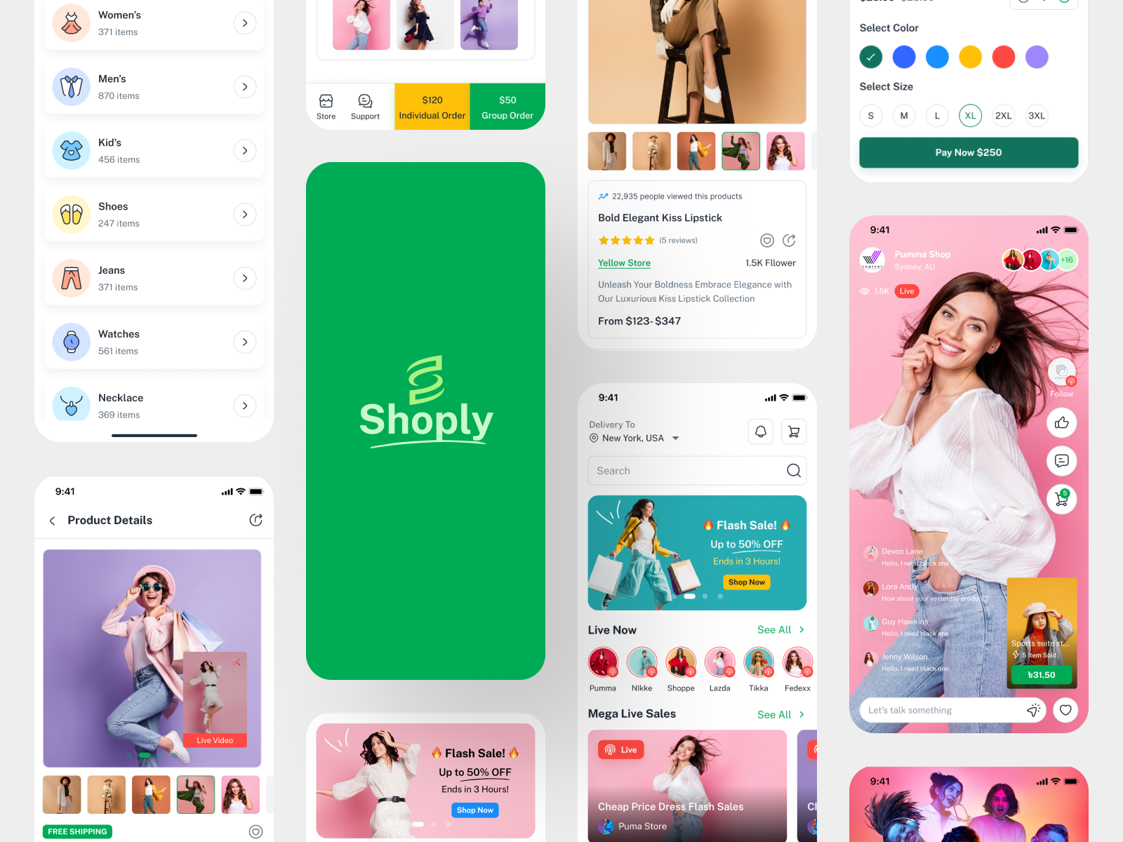 Shoply – eCommerce Mobile App Figma UI Kits