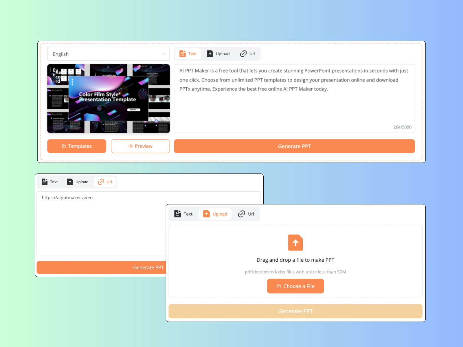 AI PPT Maker Demo