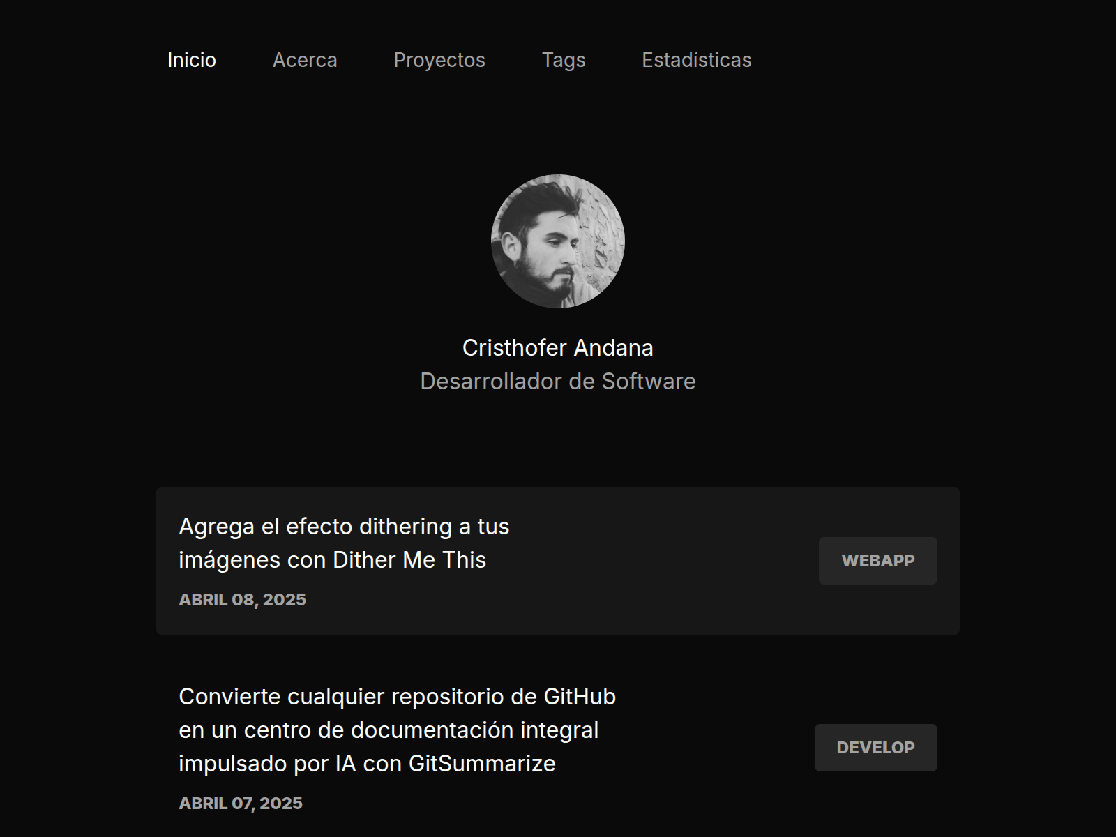 CristhGunner Website