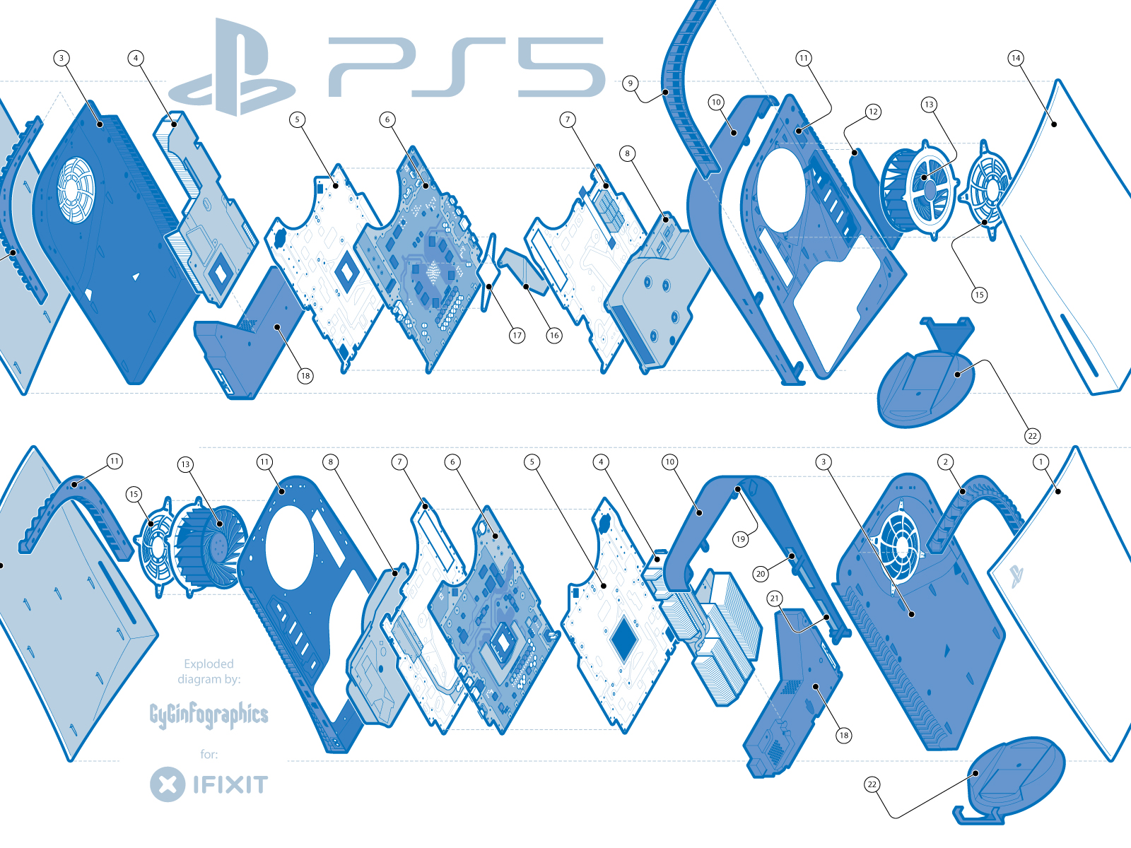 PS5 Exploded View