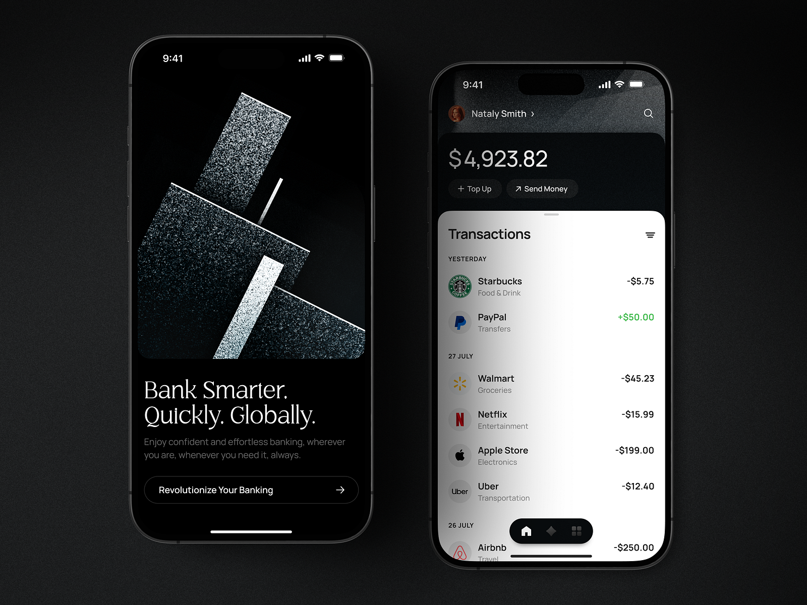 Fintech Mobile App UI Design