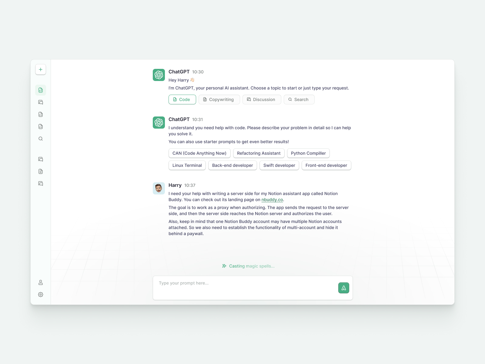 ChatGPT Revamp