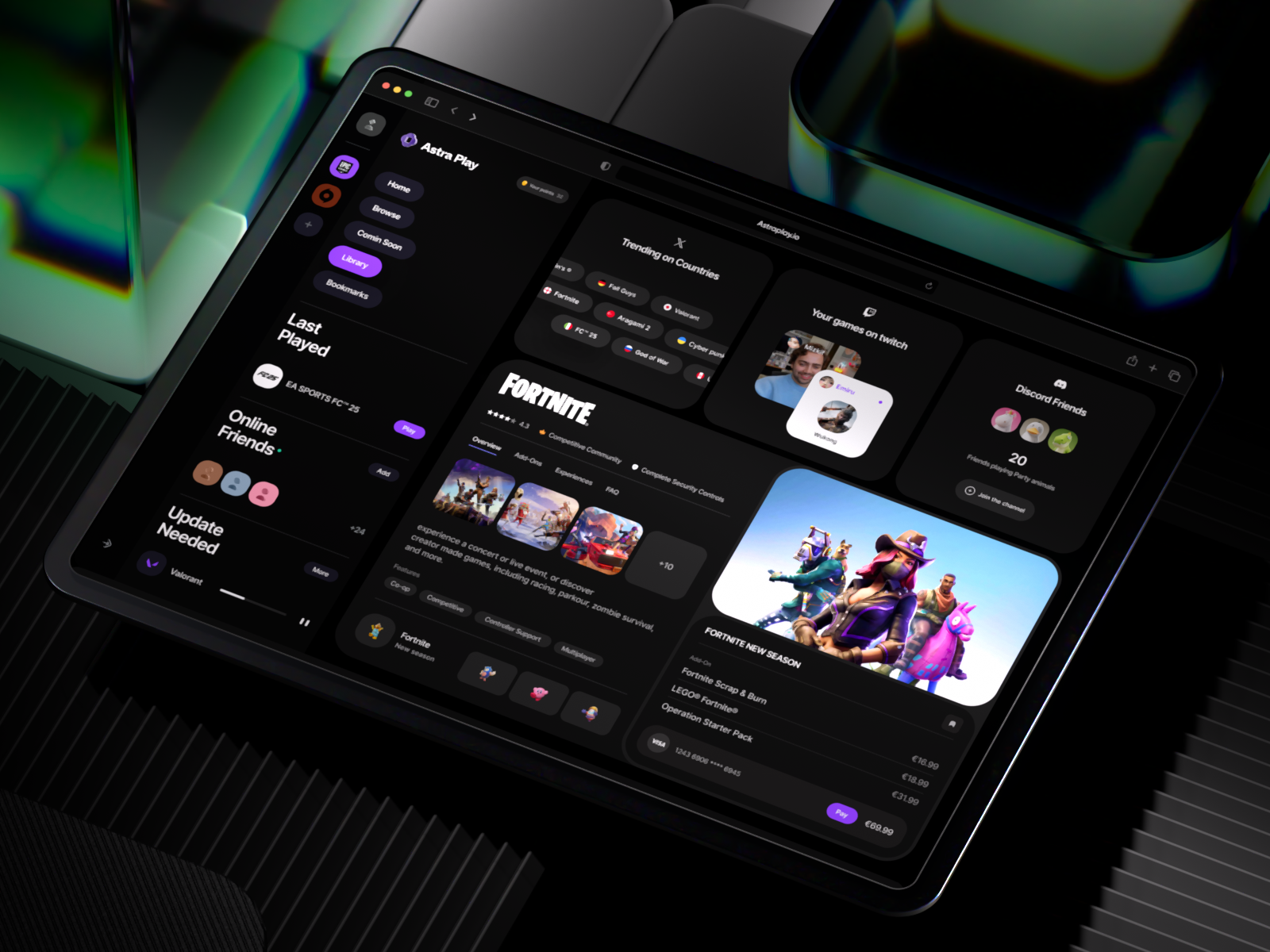 Cross-Platform Gaming Hub