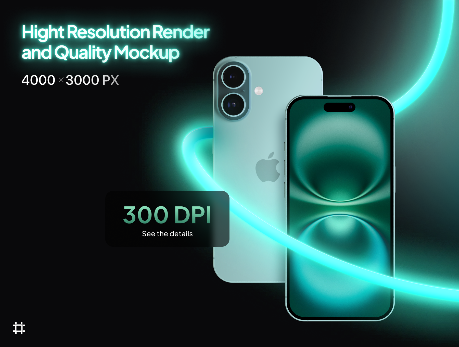 iPhone 16 Mockup - 10 PSD Scenes