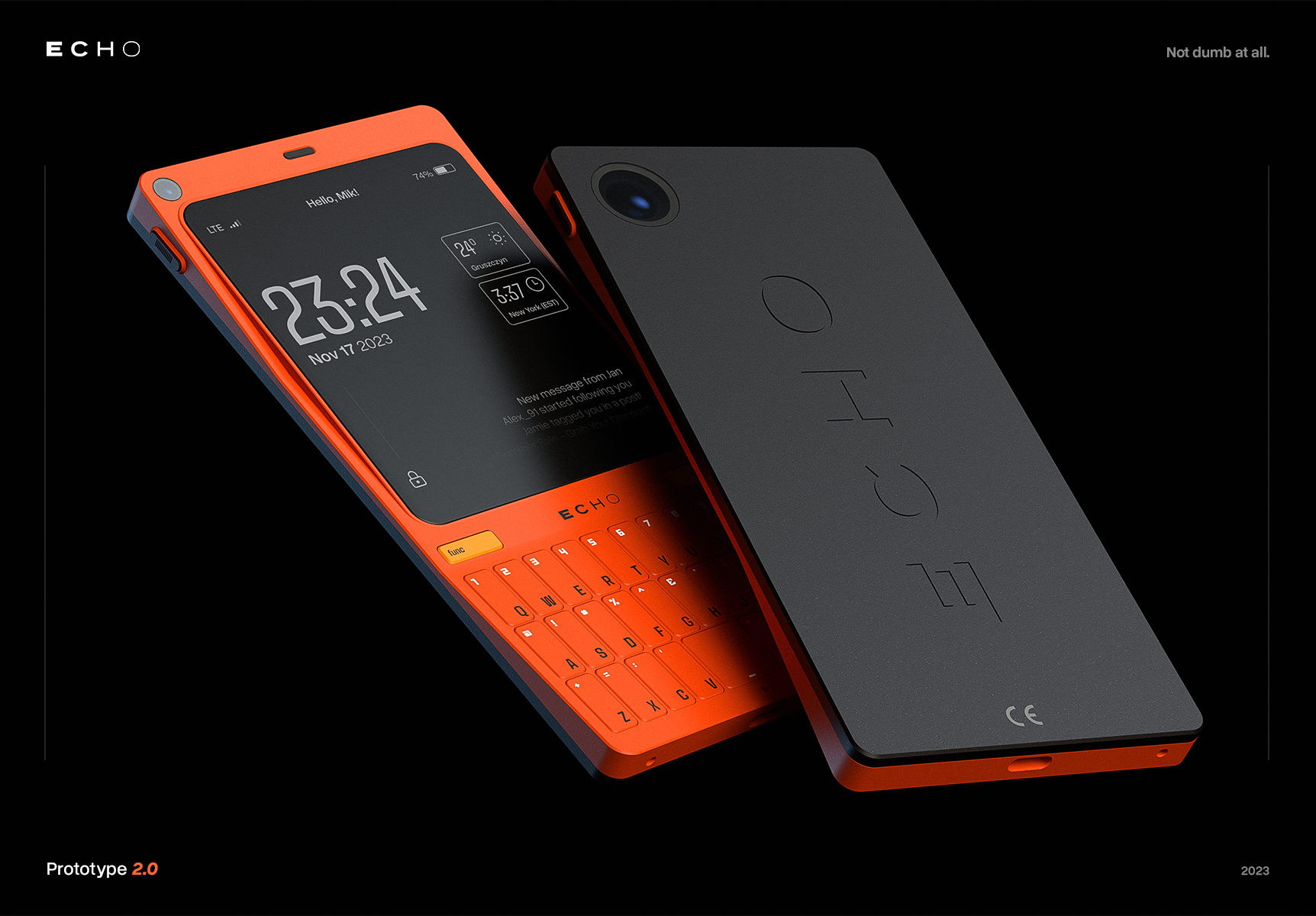 Echo 2.0 Dumb Phone Concept