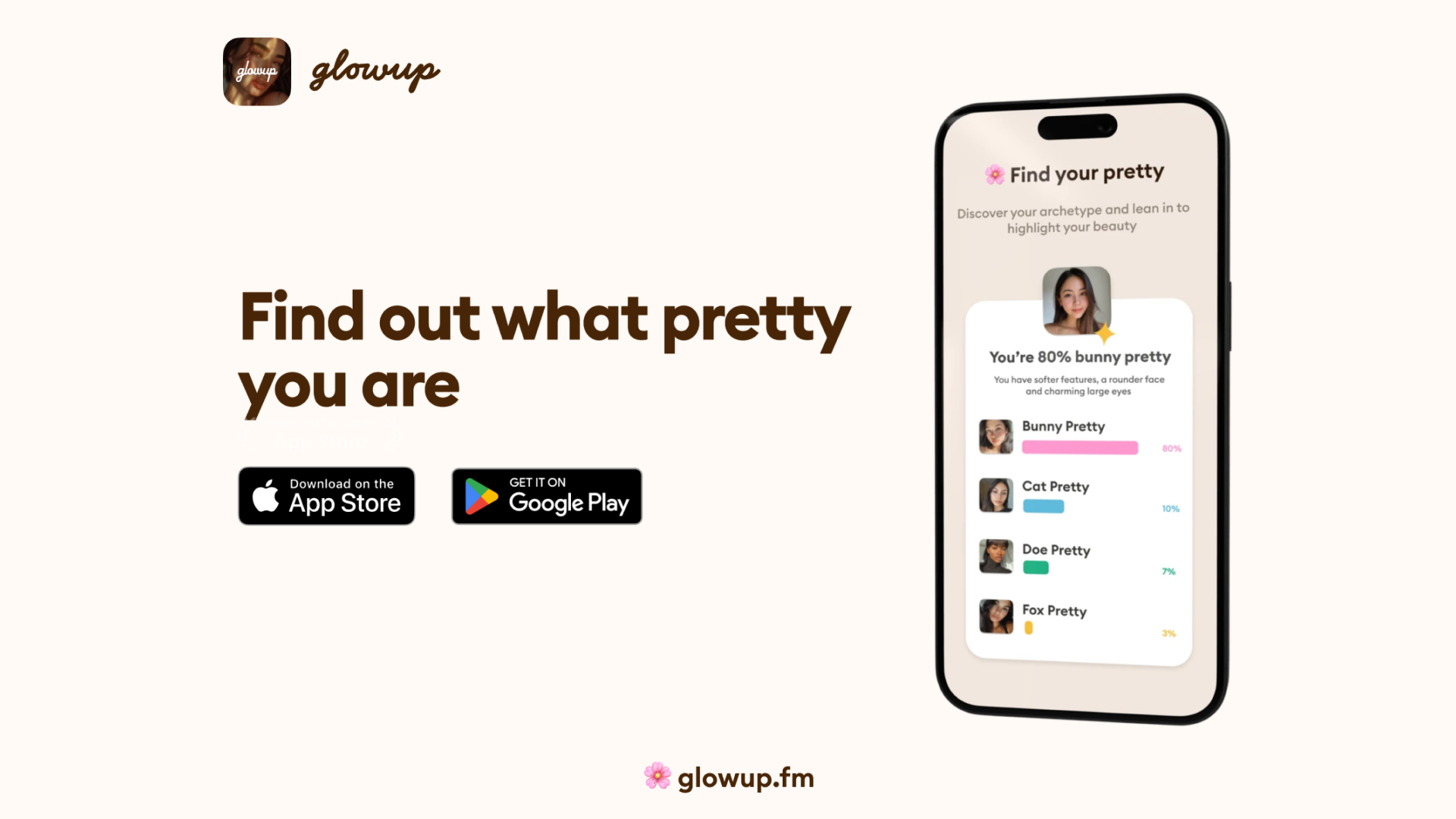 Glowup AI: Find out what pretty you are