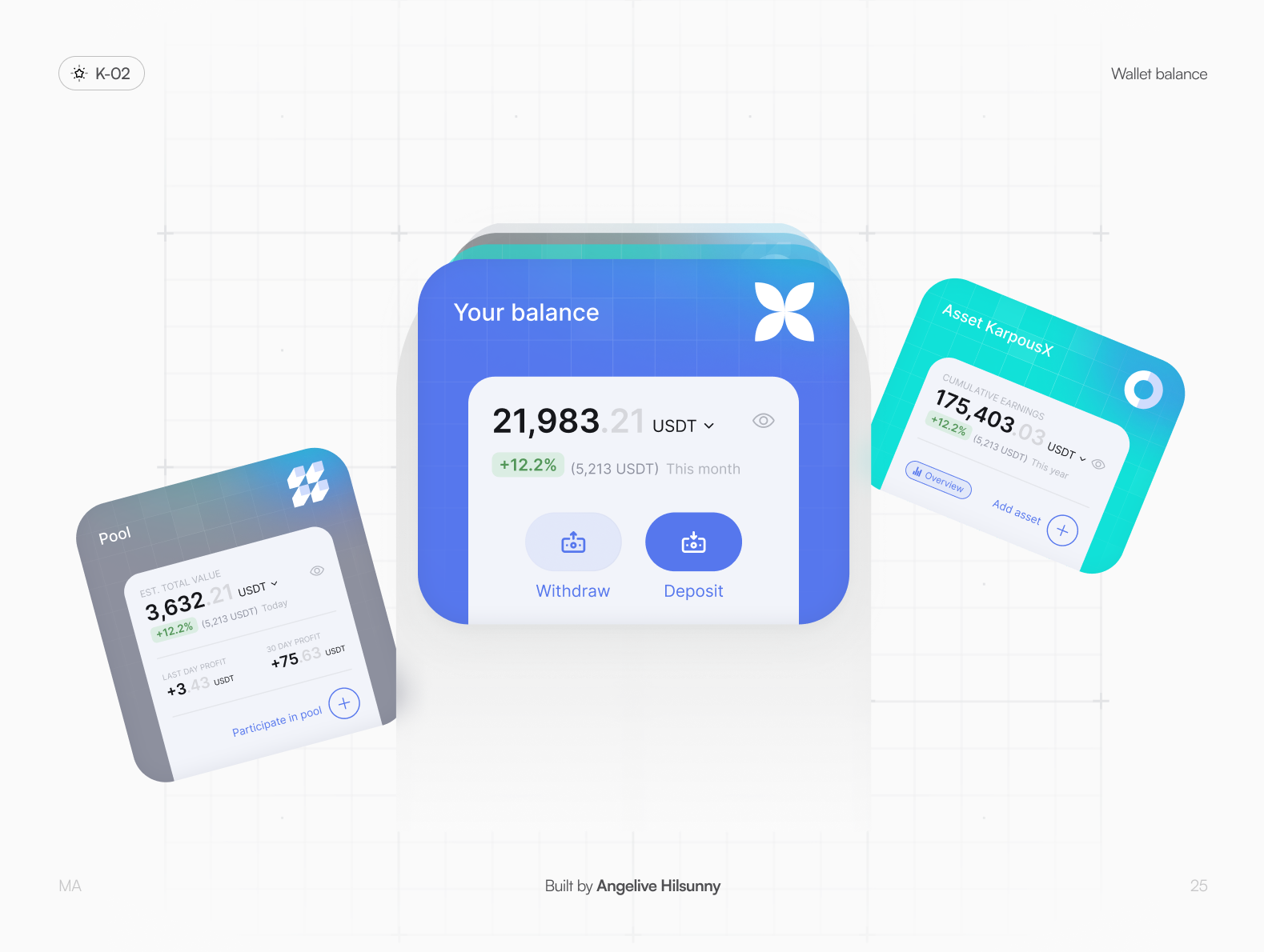 K-02 · Wallet Balance UI