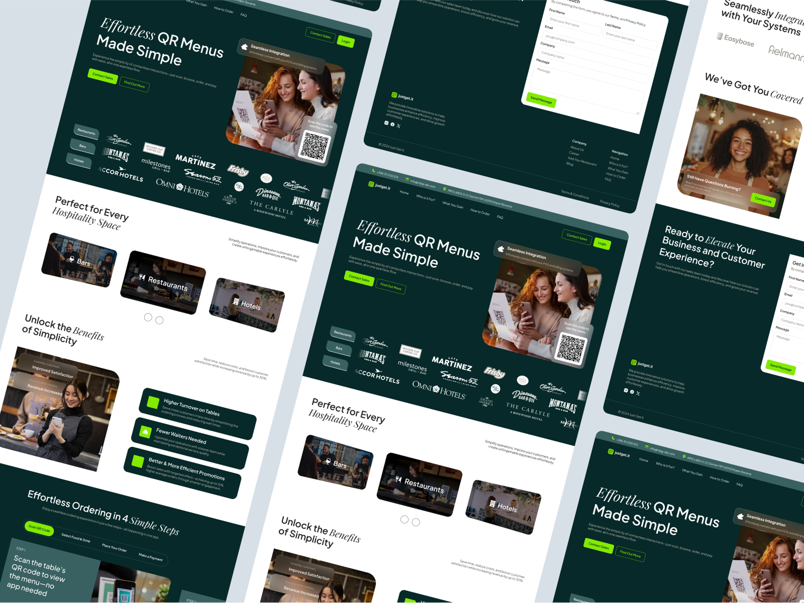 JustGetIt - B2B SaaS Ai Landing Page Web Design