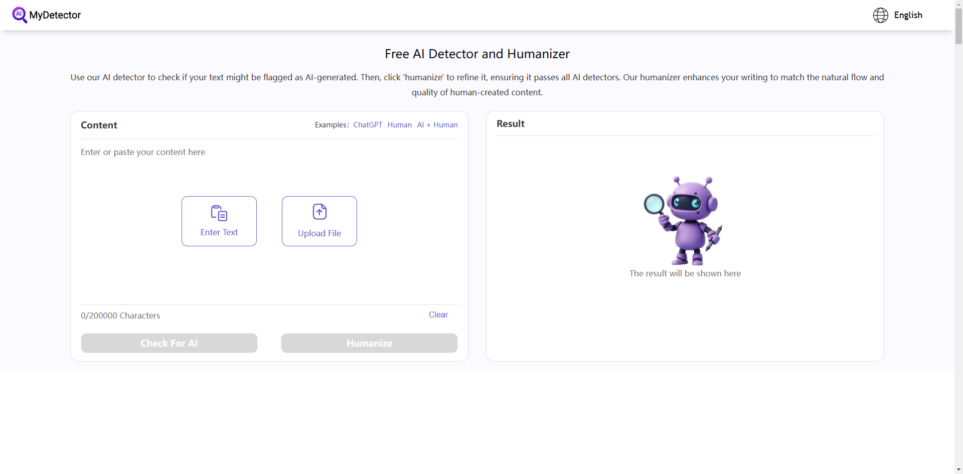 Free AI Detector and Humanizer