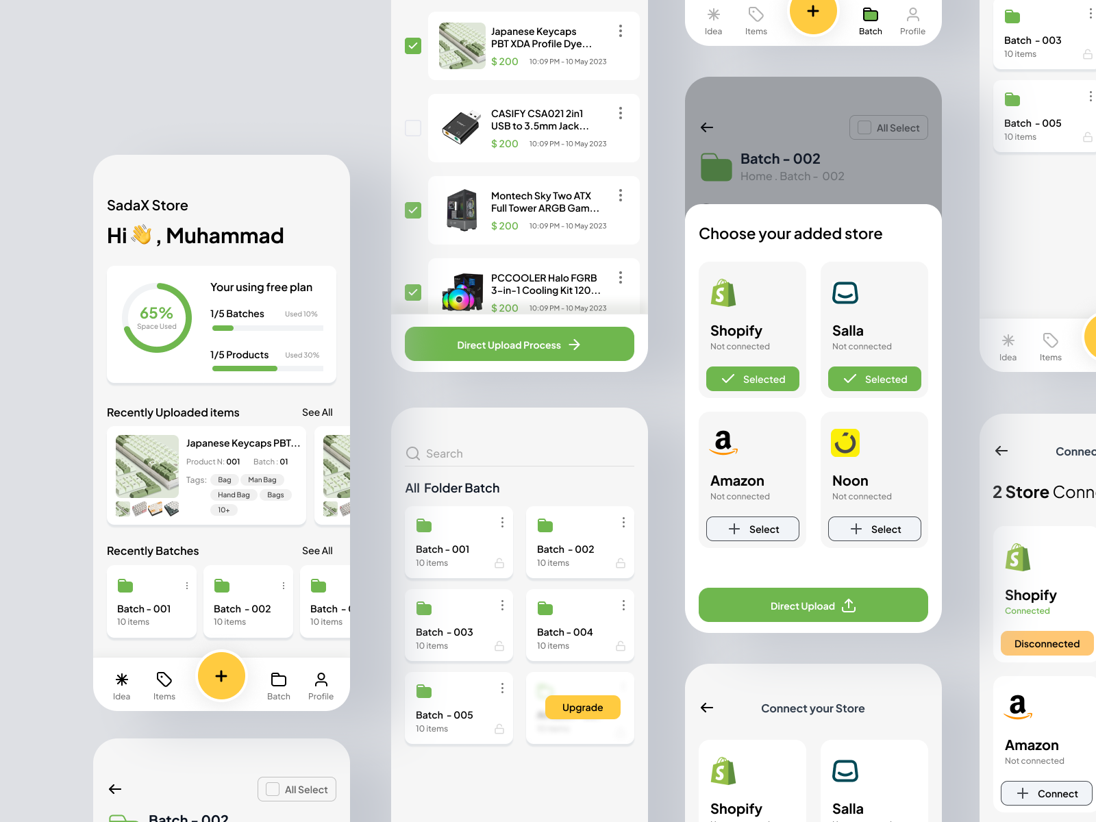 Bulk Mobile App Design