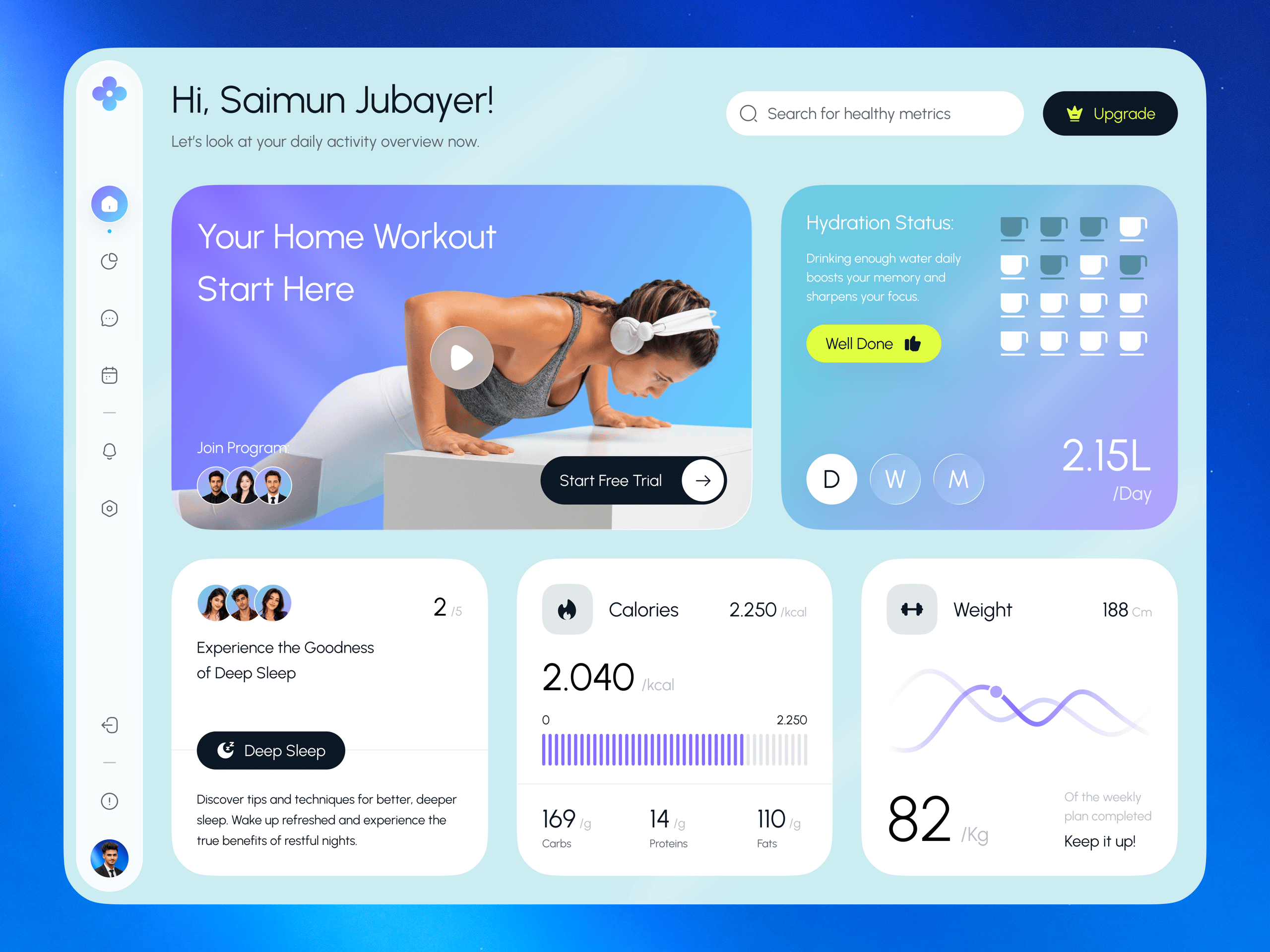 VitaNova — Health Monitoring Dashboard