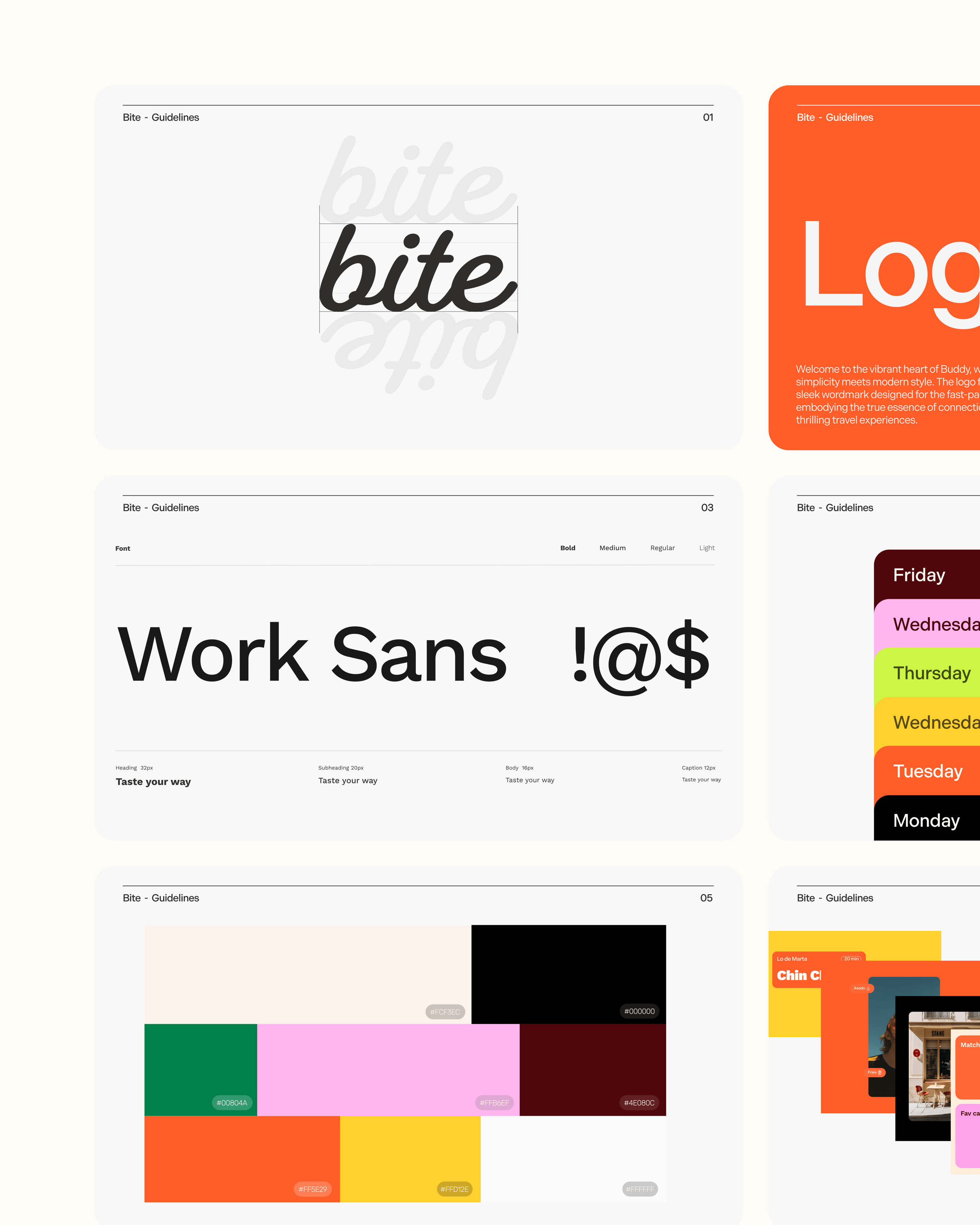 Bite - AI-Curated Food Planner UI/UX Design