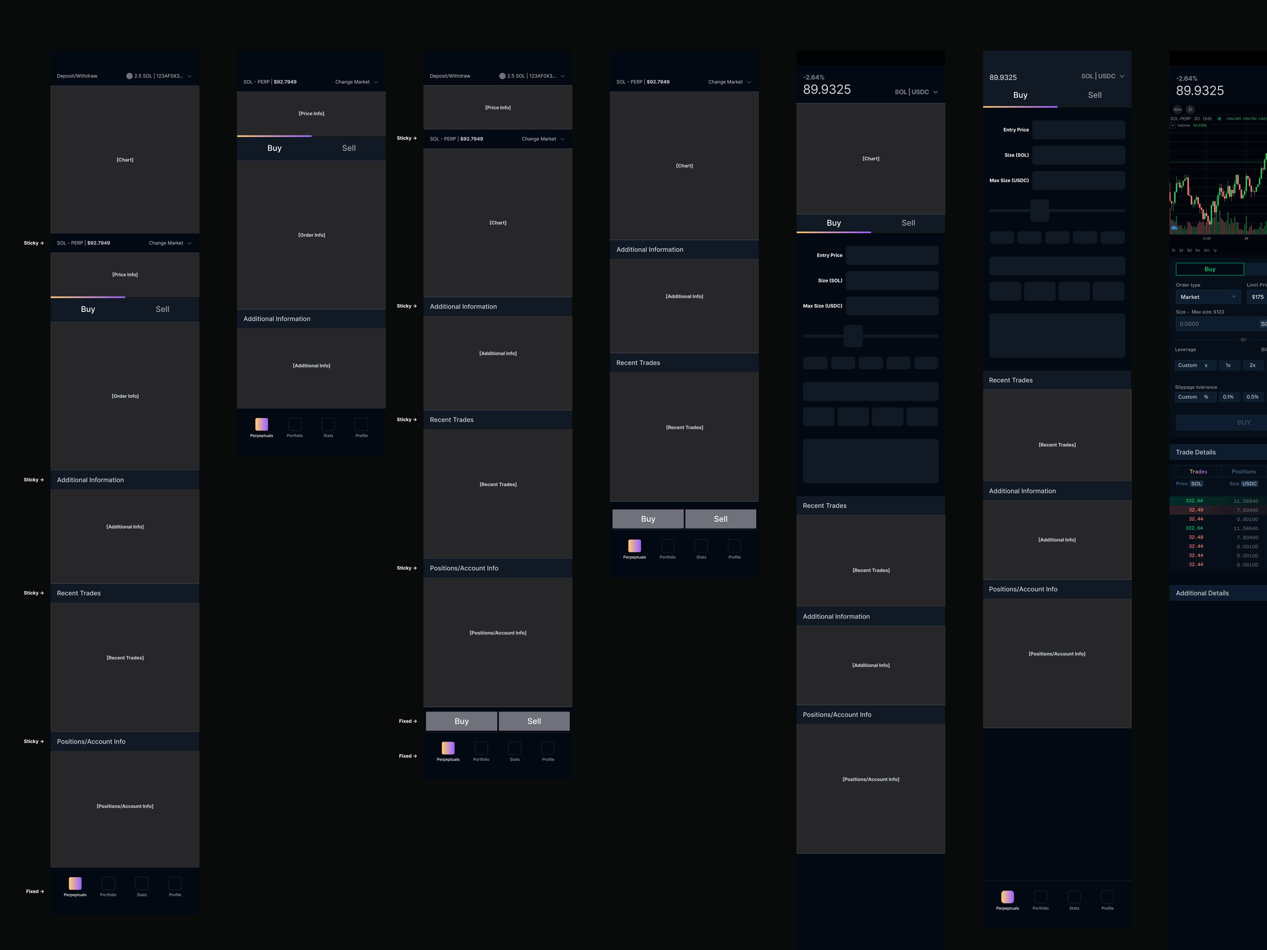  Drift Protocol Mid-Fidelity Wireframes