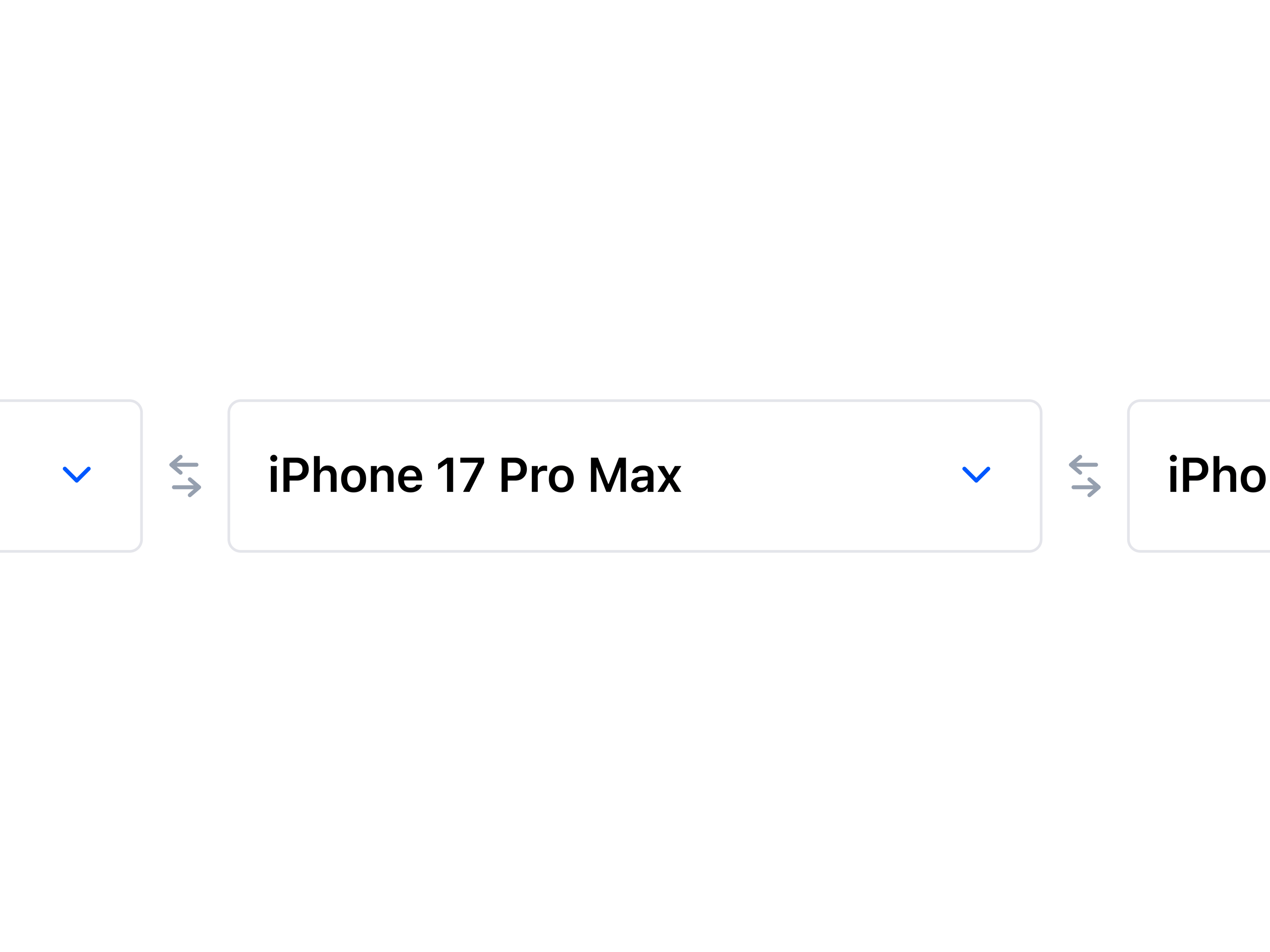 iPhone Column Quick Swap Feature Concept