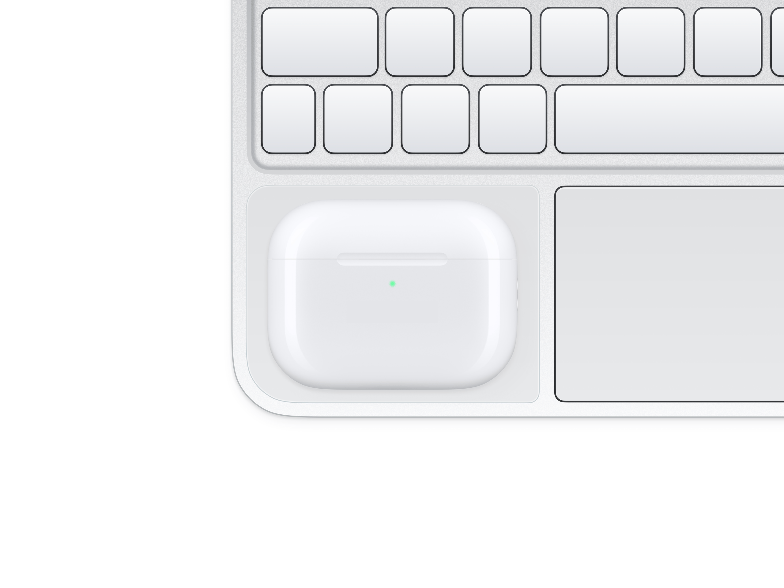 Apple Magic Keyboard AirPods Charging Concept
