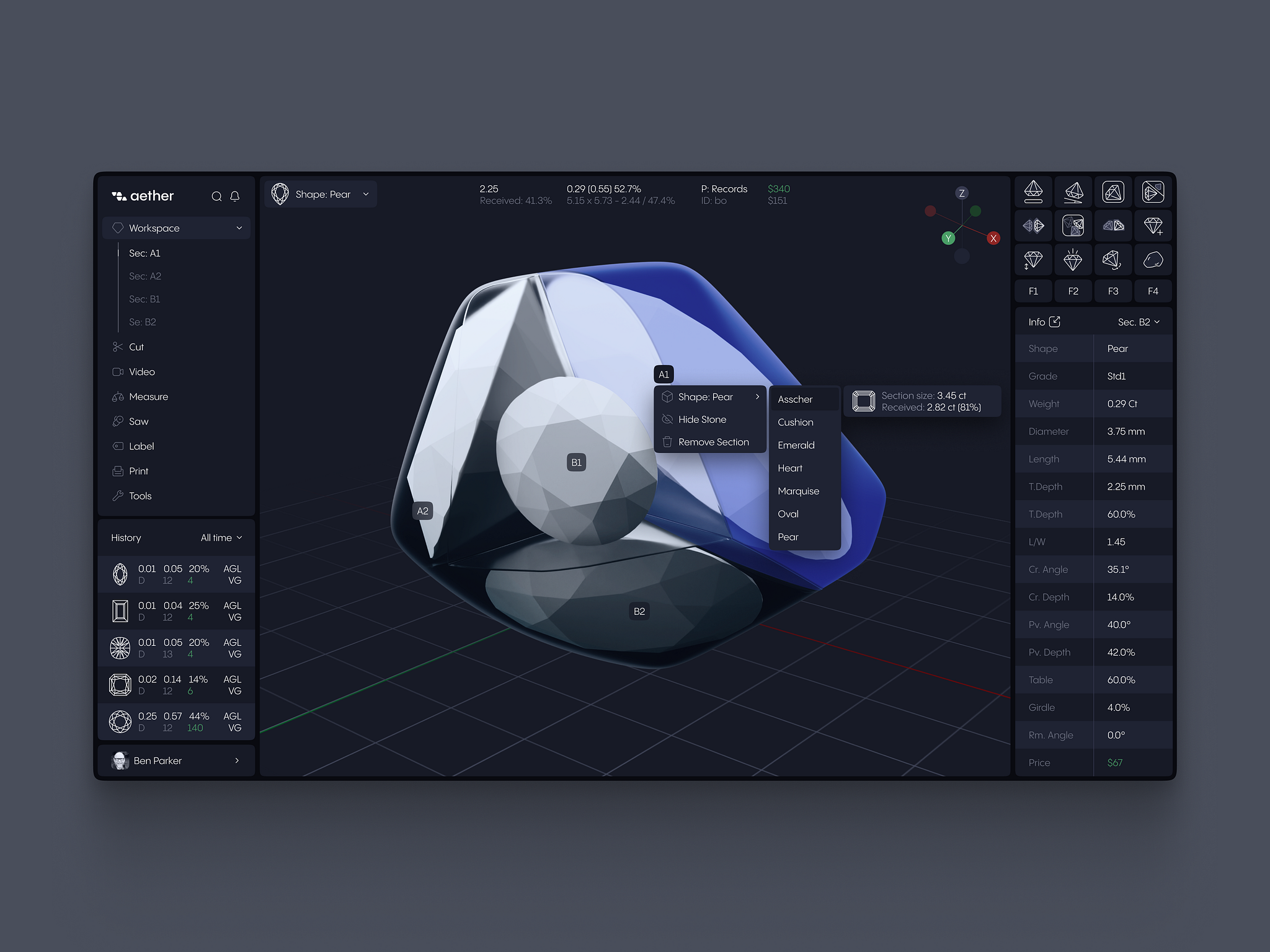 Aether Multi Cut Tool Design Concept