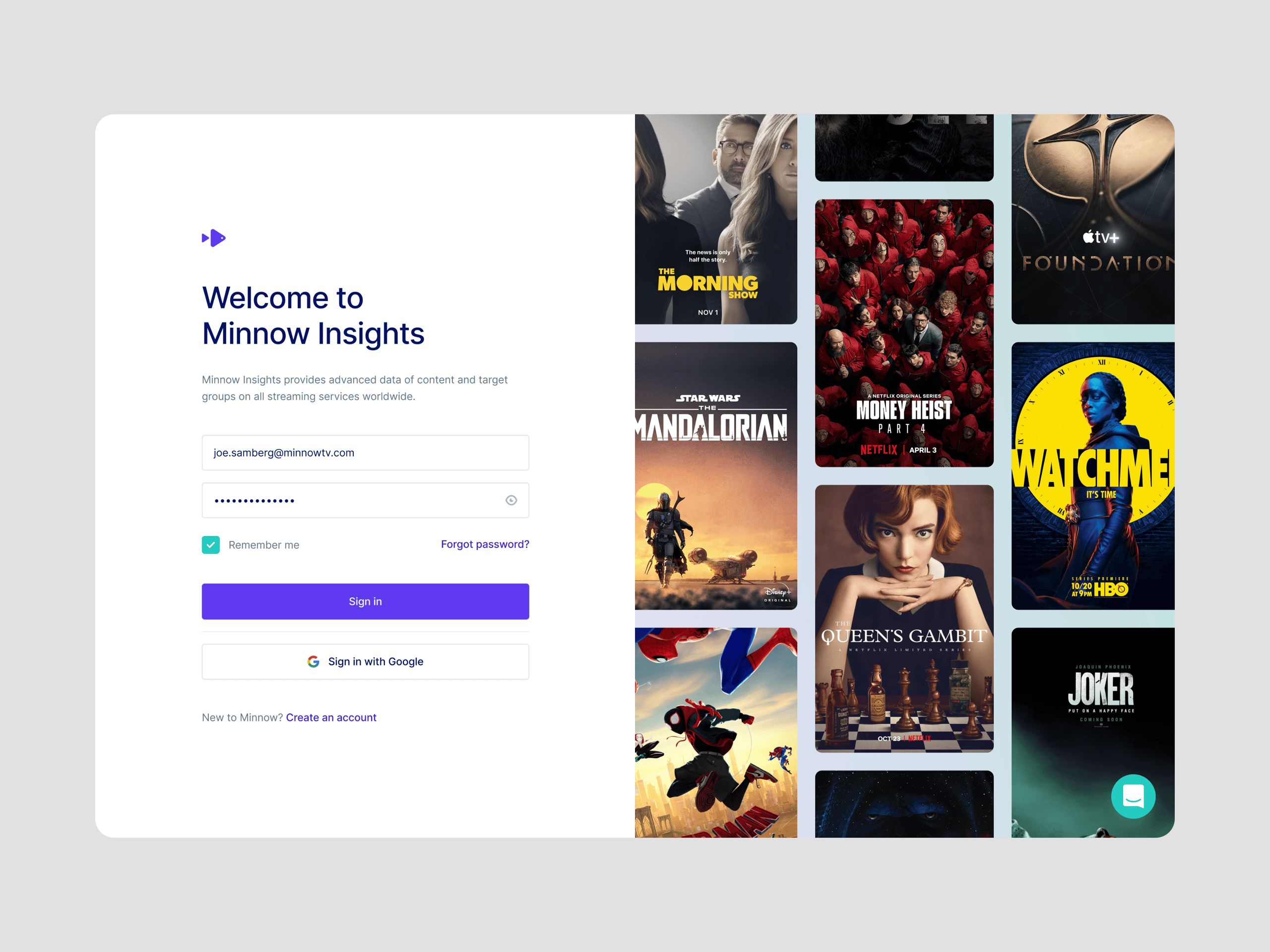 Minnow – Streaming services in one place