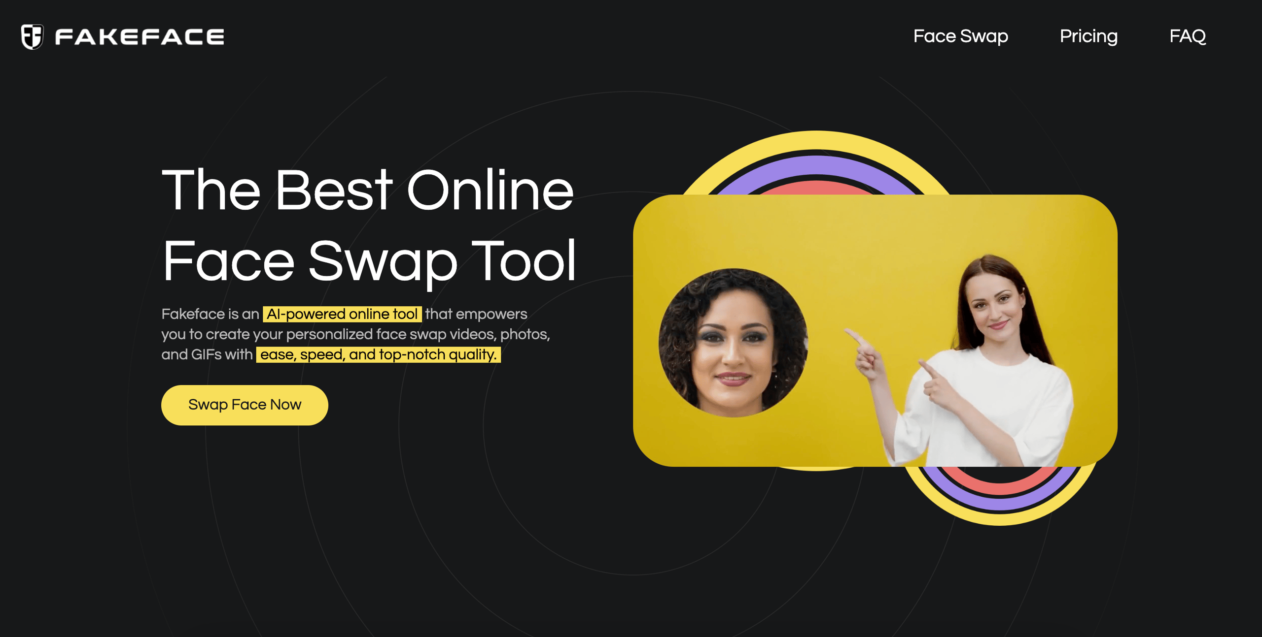 Fakeface is an AI-powered online tool 
