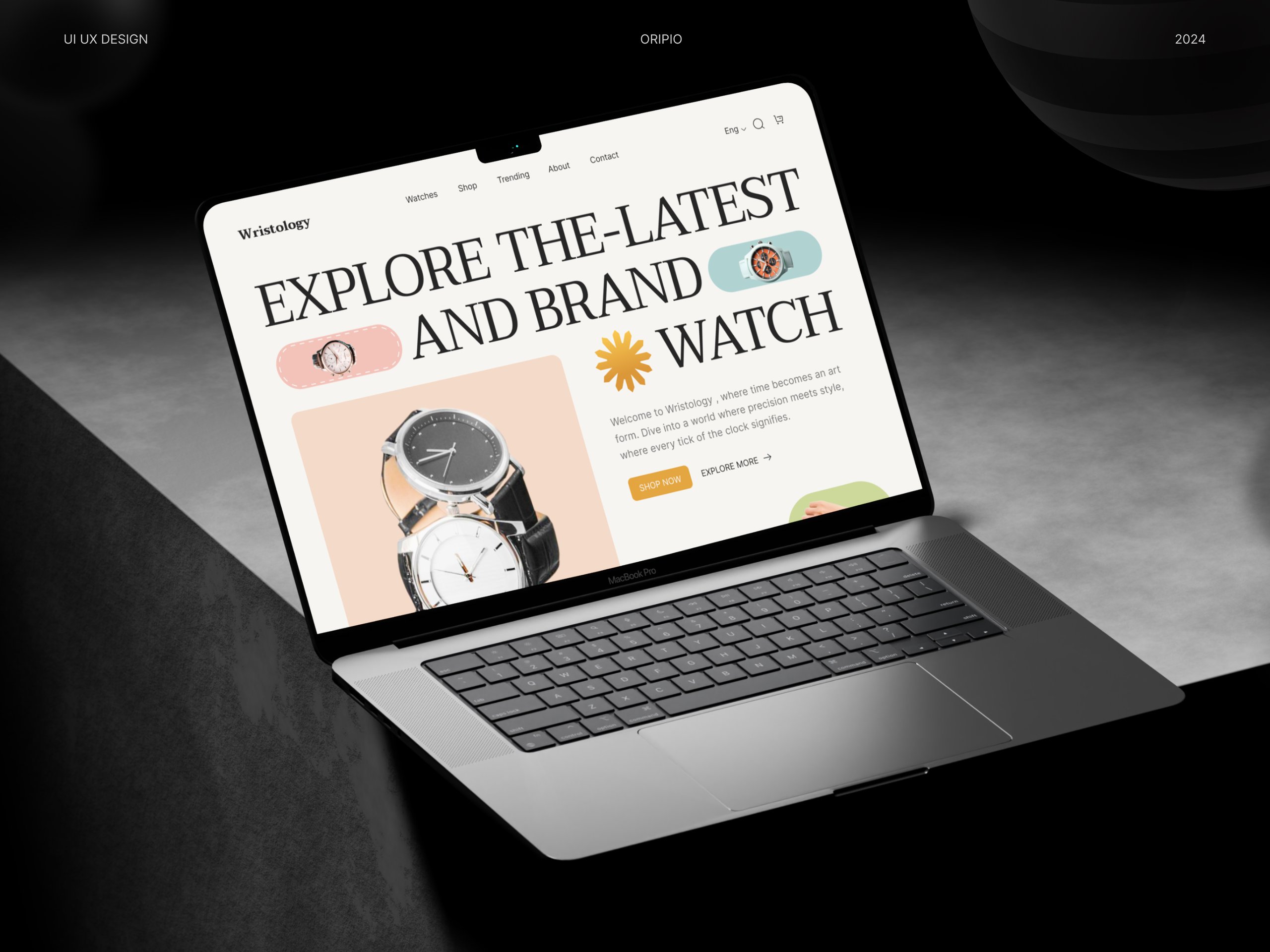 Watch E-Commerce Store Landing Page