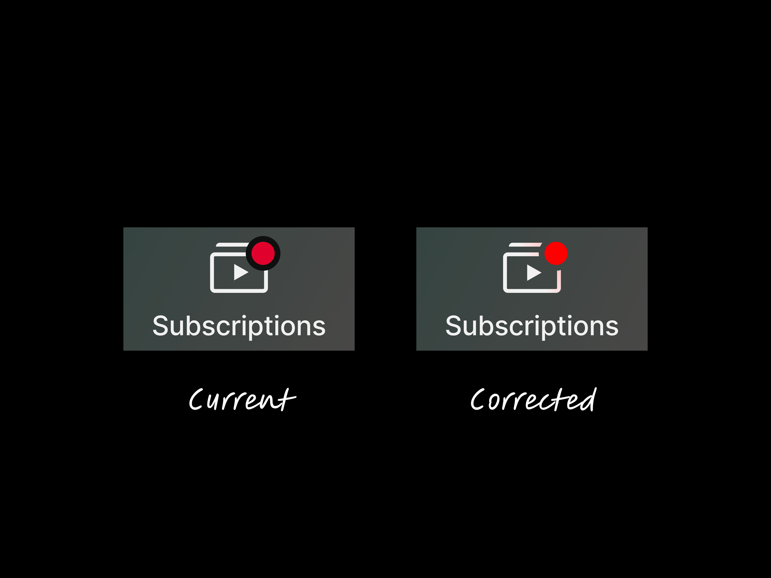  YouTube iOS Notification Indicator Bug Fix