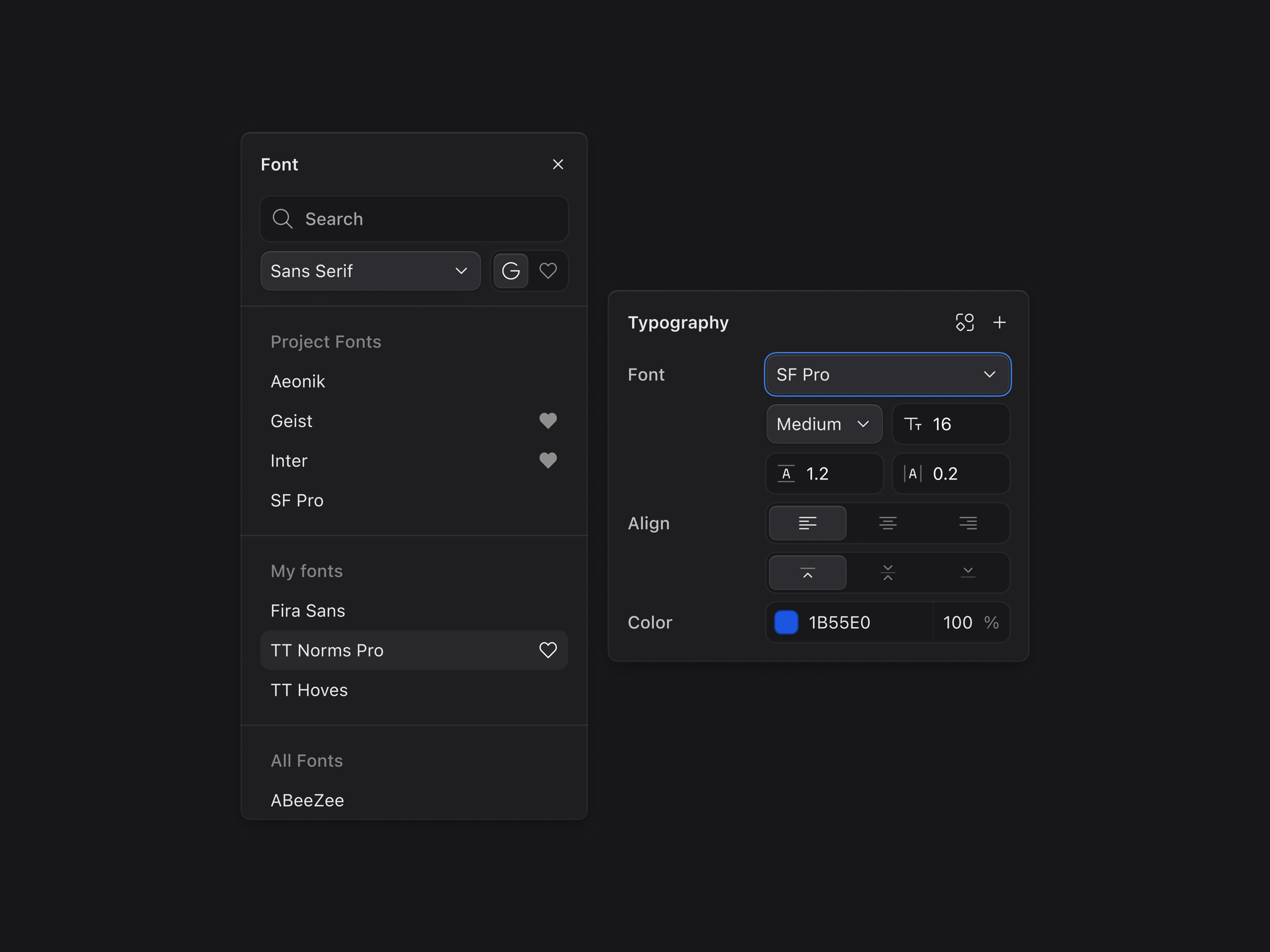 App Builder - Typography Settings ⚙️