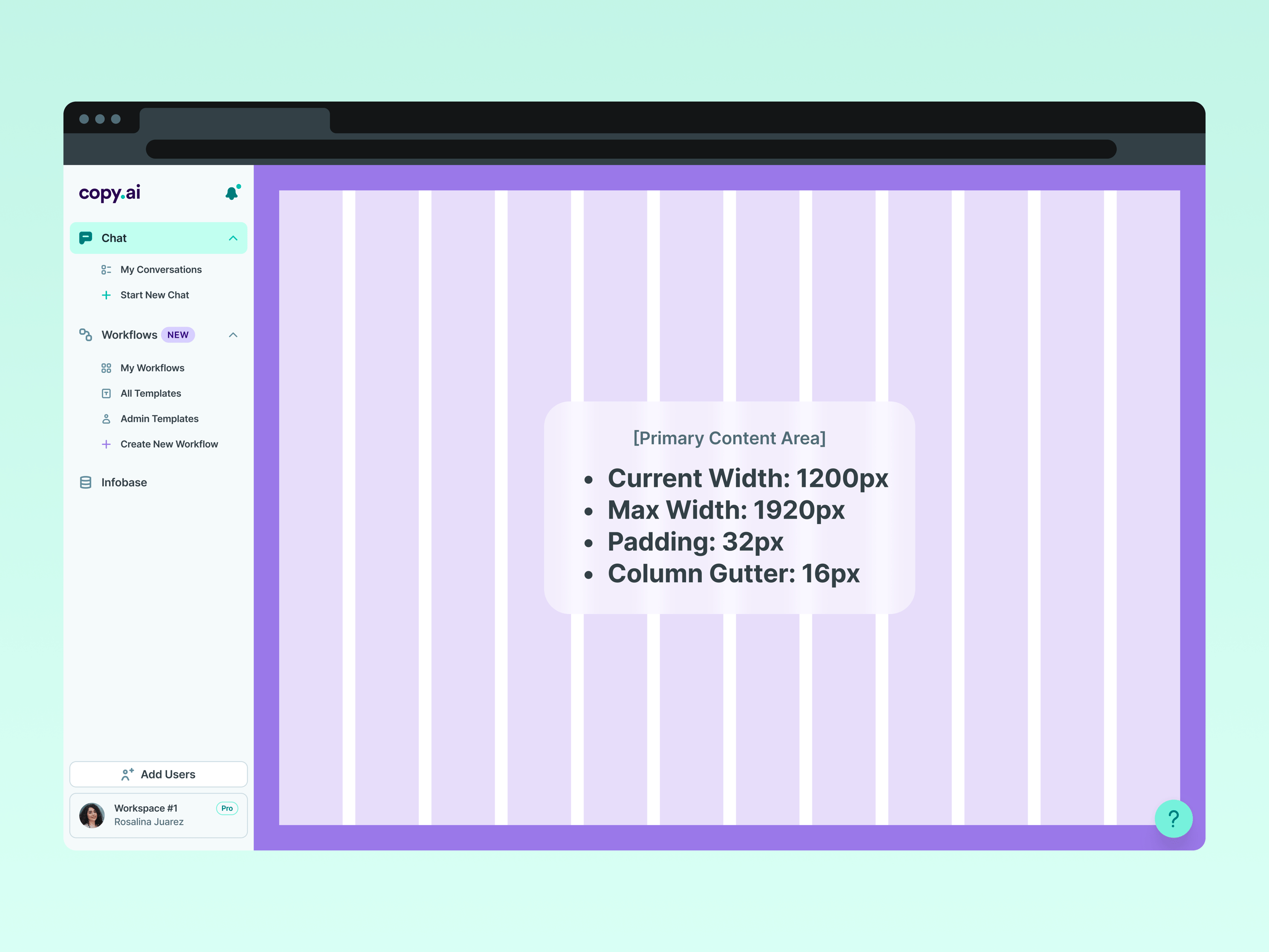 copy.ai Design System - Grid